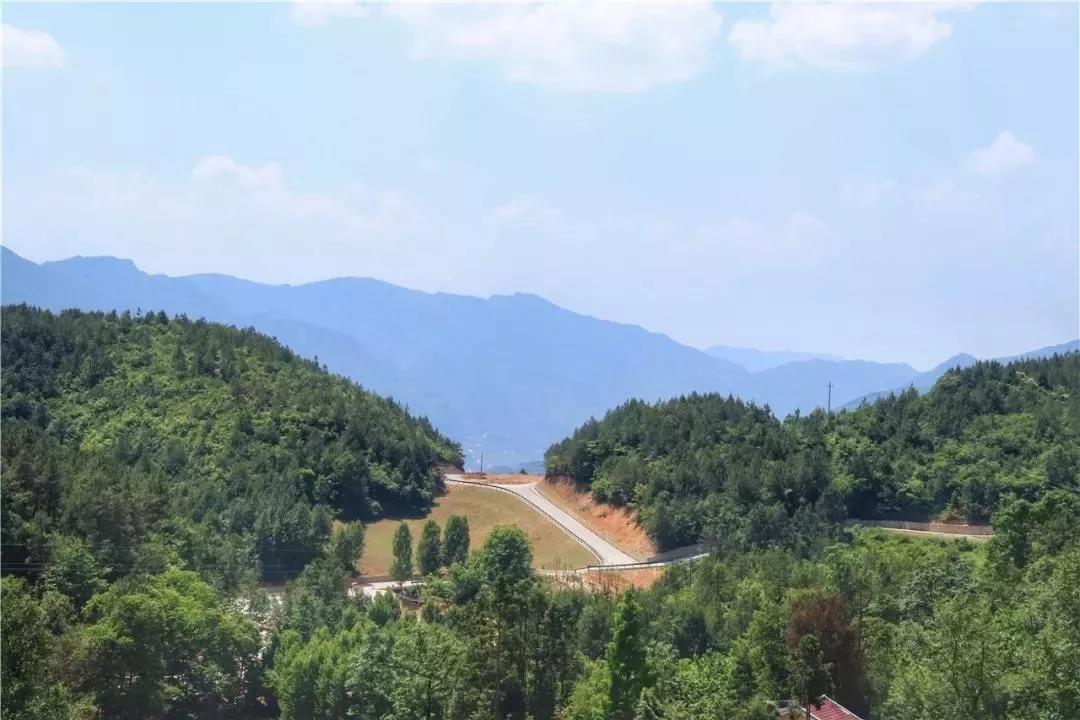 層巒聳翠的群山